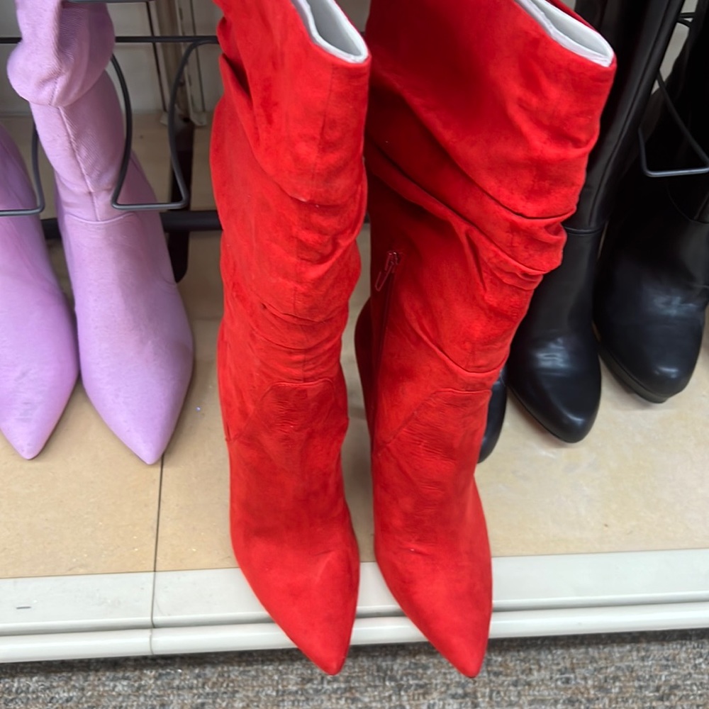 Red boots